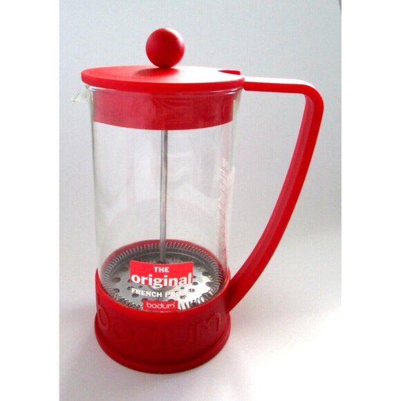 BODUM Other - BODUM The Original French Press - Red 8 Cup 34 Oz. Coffee Maker - Portugal/Swiss